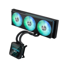 ASUS PRIME SLC II 360 ARGB LCD, Refroidisseur de liquide tout-en-un, 12 cm, Noir