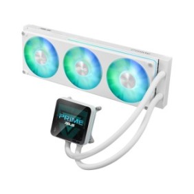 ASUS PRIME LC II 360 ARGB LCD WHT, Refroidisseur de liquide tout-en-un, 12 cm, Blanc