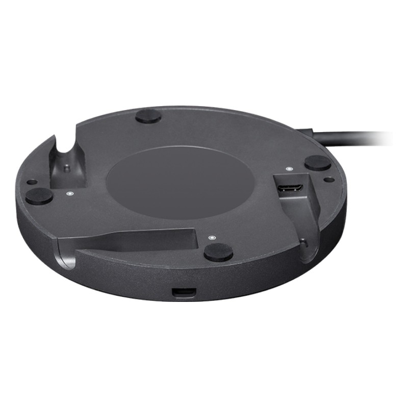 Logitech Rally Mic Pod Hub, Noir