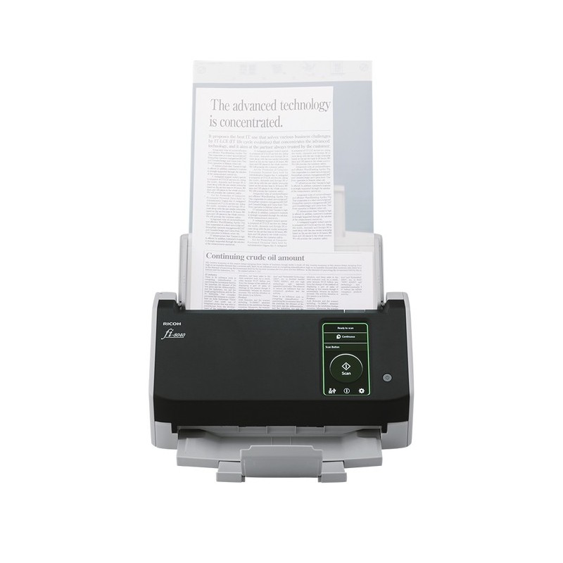 Ricoh fi-8040, 210 x 297 mm, 600 x 600 DPI, 24 bit, 8 bit, 40 ppm, 80 ipm