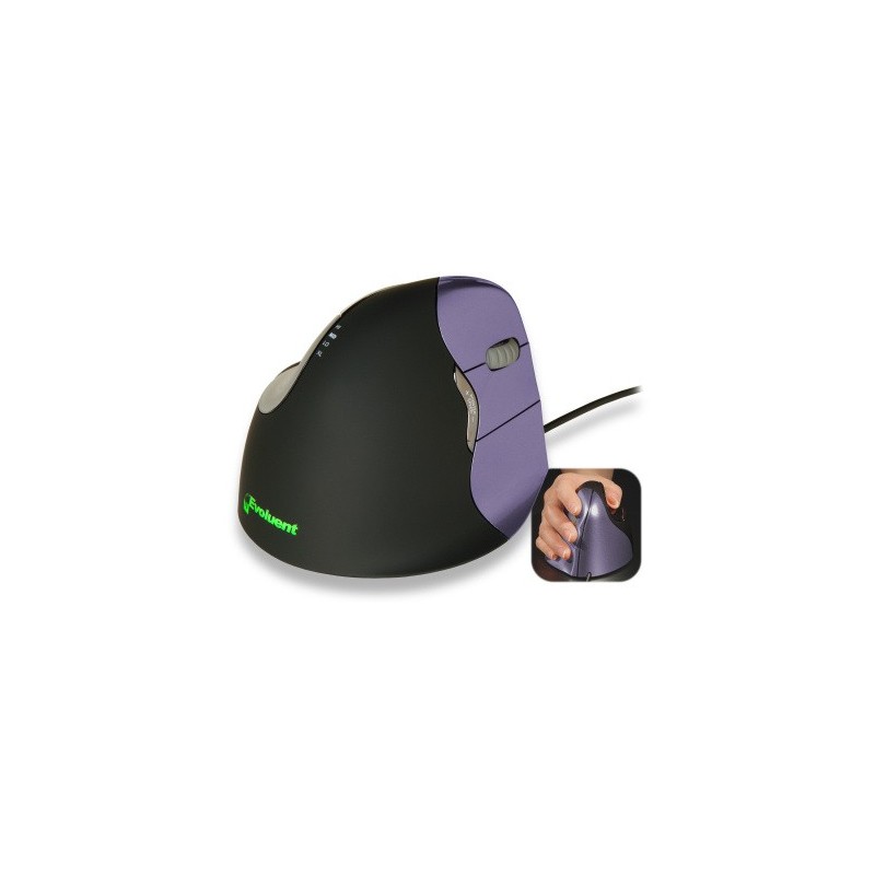 Evoluent VerticalMouse 4 Small - Vertikale Maus - Mouse - 2.600 dpi