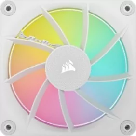 Corsair iCUE LINK LX120 RGB, Ventilateur, 12 cm, 400 trmin, 2400 trmin, Blanc