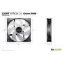 Be Quiet! Light Wings LX 120 mm PWM | Ventilateur PC ARGB, Ventilateur, 12 cm, 1600 trmin, 87,5 m³h, Noir