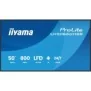Iiyama LH5066UHSB-B1AG, Écran plat de signalisation numérique, 127 cm 50", LCD, 3840 x 2160 pixels, Wifi, 247