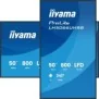 Iiyama LH5066UHSB-B1AG, Écran plat de signalisation numérique, 127 cm 50", LCD, 3840 x 2160 pixels, Wifi, 247