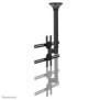 Neomounts FPMA-C400BLACK Support de plafond pour écran de 32-60" - h64-104 cm, 200 x 200 mm, 600 x 400 mm, 0 - 25, 0 - 60, Acier, Noir