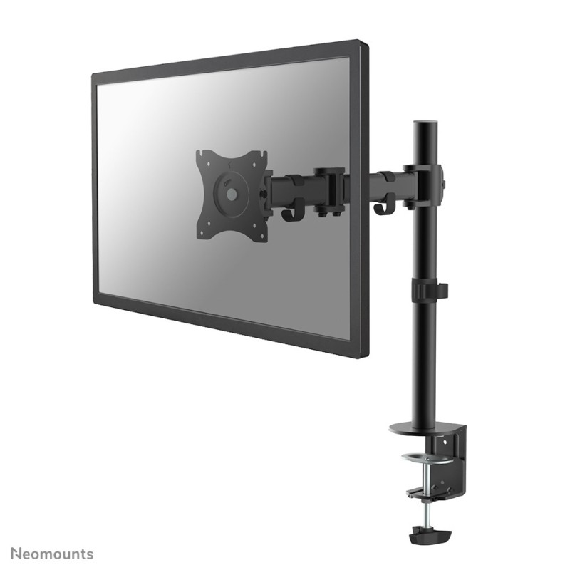 Neomounts NM-D135BLACK Support d'écran à fixer 10-27", Collier de serrage passe-fil, 8 kg, 25,4 cm 10", 68,6 cm 27", 100 x 100 mm, Noir