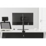 Neomounts NM-D135BLACK Support d'écran à fixer 10-27", Collier de serrage passe-fil, 8 kg, 25,4 cm 10", 68,6 cm 27", 100 x 100 mm, Noir