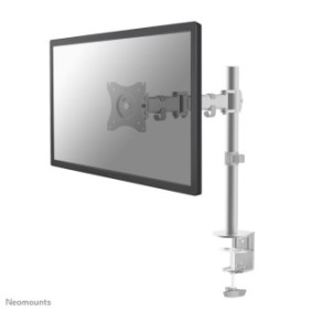 Neomounts NM-D135SILVER Support d'écran à fixer 10-30", Collier de serrage passe-fil, 8 kg, 25,4 cm 10", 76,2 cm 30", 100 x 100 mm, Argent