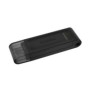 Kingston DataTraveler 64Go USB-C 3.2 Gen 1 70, 64 Go, USB Type-C, 3.2 Gen 1 3.1 Gen 1, Casquette, 7 g, Noir