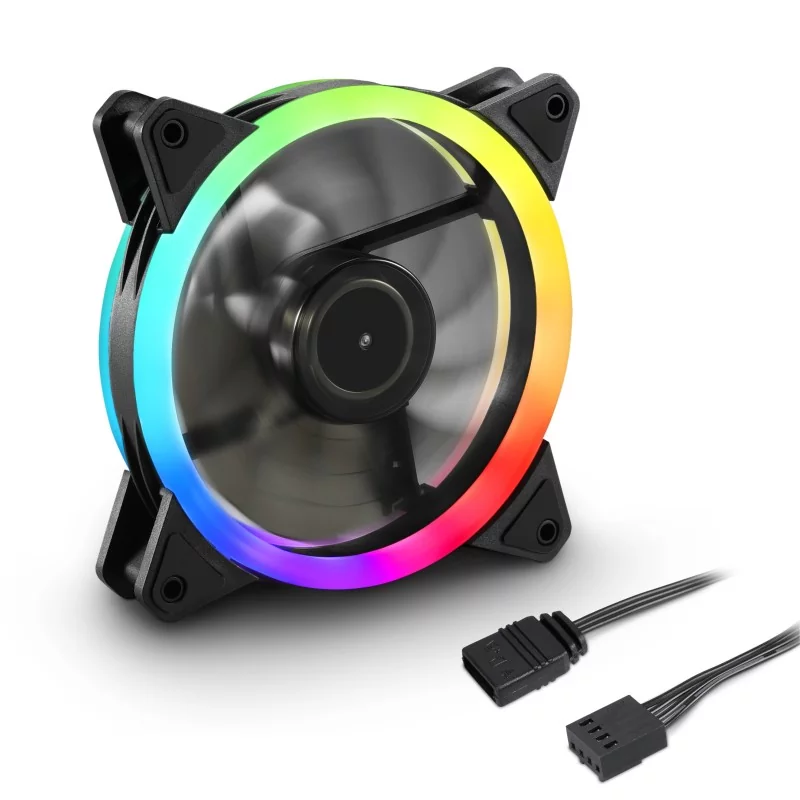 Sharkoon Shark Blades PWM, Ventilateur, 12 cm, 400 trmin, 1400 trmin, 94,8 m³h, Noir