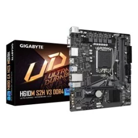 Gigabyte H610M S2H V3 DDR4 Carte mère - Compatible avec processeurs Intel Core 14th CPUs