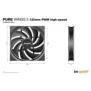 Be Quiet! Pure Wings 3 140 mm | Ventilateur PC silencieux high-speed | Pack de 3, Ventilateur, 12 cm, 2100 trmin, 101,2 m³h, Noir