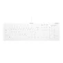 Cherry Contour Design Active Key AK-C8112, Taille réelle 100 %, Avec fil, USB, Commutateur de touche « ciseaux », QWERTZ, Blanc