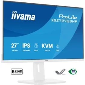 Iiyama ProLite XB2797QSNP-W1, 68,6 cm 27", 2560 x 1440 pixels, Quad HD, LCD, Blanc