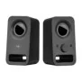 Logitech Haut-parleurs stéréo Z150 Son stéréo clair, 2.0 canaux, Avec fil, 3 W, Noir