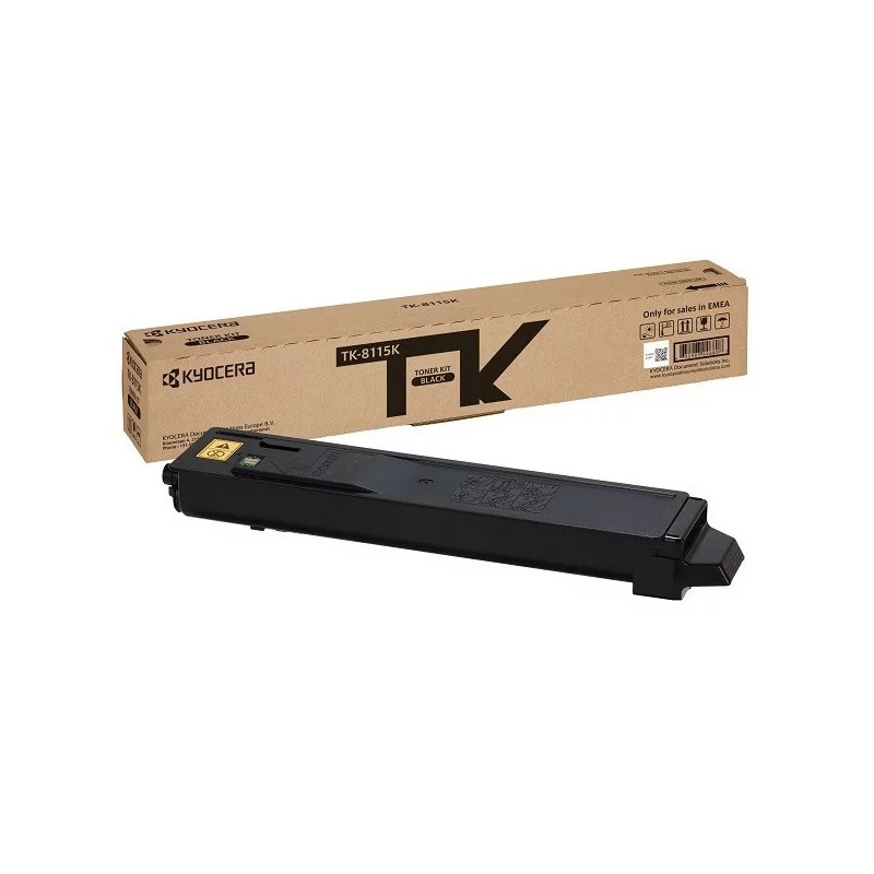 Kyocera TK-8115K, 12000 pages, Noir, 1 pièce