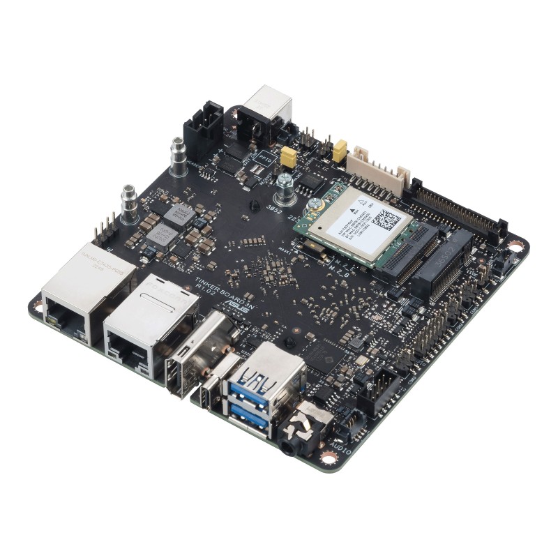 ASUS Tinker Board 3N, Rockchip, Rockchip RK3568, 4 Go, Double canal, 4096 Mo, eMMC