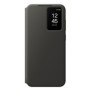 Samsung Coque Smart View avec porte-carte pour Galaxy S24 FE, Étui avec portefeuille, Samsung, Galaxy S24 FE, 17 cm 6.7", Noir