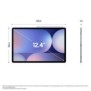 Samsung Galaxy Tab S10+, 31,5 cm 12.4", 2800 x 1752 pixels, 256 Go, 12 Go, Android 14, Gris