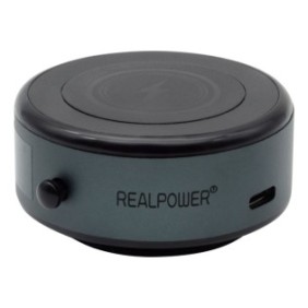 RealPower ChargeAir MAG Car, Mobilesmartphone, Support passif, Voiture, Noir