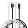 Verbatim 32391, 1 m, USB C, USB C, USB 2.0, 0,48 Gbits, Noir, Blanc