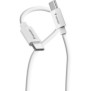 Verbatim 32391, 1 m, USB C, USB C, USB 2.0, 0,48 Gbits, Noir, Blanc