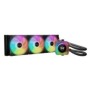 Be Quiet! Light Loop IO LCD 360 mm | Système de refroidissement liquide tout-en-un, 360 mm, noir, écran IPS, socket Intel et AMD, ARGB, pilotage via logiciel IO Center, Refroidisseur de liquide tout-en-un, 12 cm, 105,1 m³h, Noir