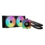 Be Quiet! Light Loop IO LCD 240 mm | Système de refroidissement liquide tout-en-un, 360 mm, noir, écran IPS, socket Intel et AMD, ARGB, pilotage via logiciel IO Center, Refroidisseur de liquide tout-en-un, 12 cm, 105,1 m³h, Noir