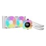 Be Quiet! Light Loop IO LCD 240 mm | Système de refroidissement liquide tout-en-un, 240 mm, noir, écran IPS, socket Intel et AMD, ARGB, pilotage via logiciel IO Center, Refroidisseur de liquide tout-en-un, 12 cm, 105,1 m³h, Blanc
