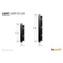 Be Quiet! Light Loop IO LCD 240 mm | Système de refroidissement liquide tout-en-un, 240 mm, noir, écran IPS, socket Intel et AMD, ARGB, pilotage via logiciel IO Center, Refroidisseur de liquide tout-en-un, 12 cm, 105,1 m³h, Blanc
