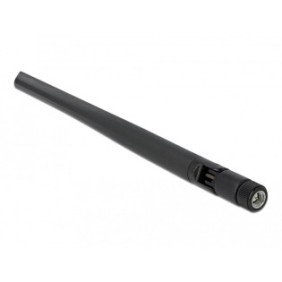 Delock Antenne 5G 3,4 - 3,8 GHz SMA mâle 5 dBi, 20 cm, omnidirectionnelle, matériau flexible, noire, 5 dBi, 3.4 - 3.8 GHz, 50 Ohm, Antenne omni-directionnelle, SMA