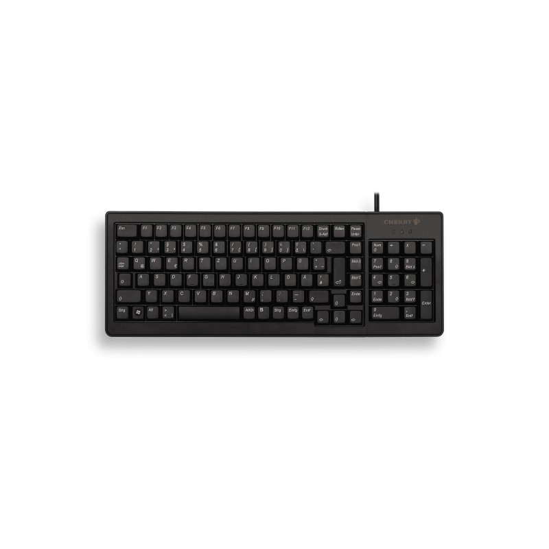 Cherry XS Complete G84-5200, Taille réelle 100 %, Avec fil, USB, Clavier mécanique, QWERTY, Noir