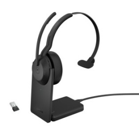 Jabra Evolve2 55, Sans fil, BureauCentre d'appels, 20 - 20000 Hz, 130 g, Casque, Noir