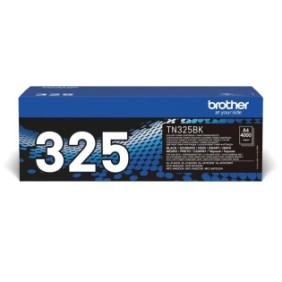 Brother TN-325BK - Cartouche de toner originale – Noir, 4000 pages, Noir, 1 pièce