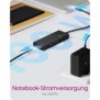 ICY BOX IB-HUB1436-CPD, Avec fil, USB 3.2 Gen 2 3.1 Gen 2 Type-A, 100 W, Noir, 10 Gbits, Aluminium