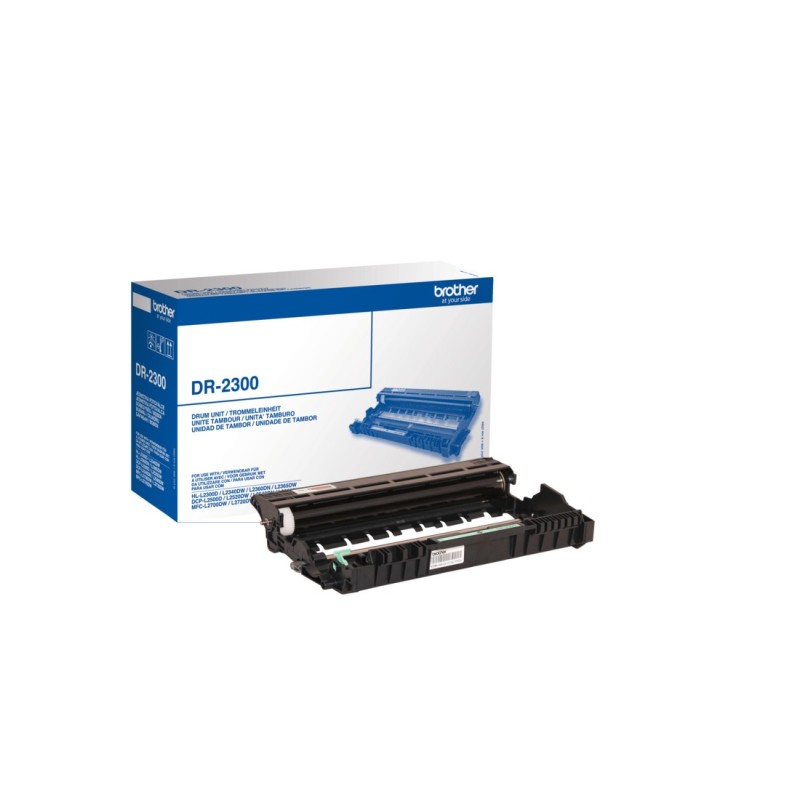Brother DR-2300 - Tambour original, Original, Brother, Brother HL-L2300D HL-L2340DW HL-L2360DN HL-L-2365DW DCP-L2500D DCP-L2520DW DCP-L2540DN..., 1 pièce, 12000 pages, Impression laser