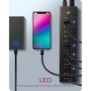 ICY BOX IB-AC6113, USB 3.2 Gen 1 3.1 Gen 1 Type-B, USB 3.2 Gen 1 3.1 Gen 1 Type-A, 5000 Mbits, Noir, Aluminium, Chine