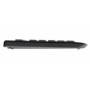 Cherry DC 2000, Avec fil, USB, Clavier à membrane, QWERTY, Noir, Souris incluse