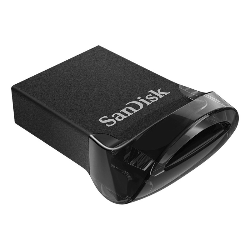 SanDisk Ultra Fit, 16 Go, USB Type-A, 3.2 Gen 1 3.1 Gen 1, 130 Mos, Sans capuchon, Noir