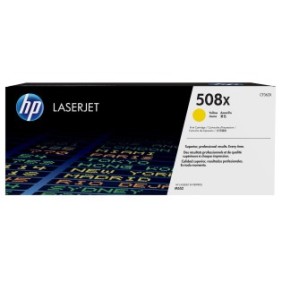 HP 508X toner LaserJet Jaune grande capacité authentique, 9500 pages, Jaune, 1 pièce