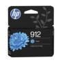 HP 912 Cartouche d'encre cyan authentique, Rendement standard, Cyan, Encre à pigments, 2,9 ml, 1 pièce, Paquet unique