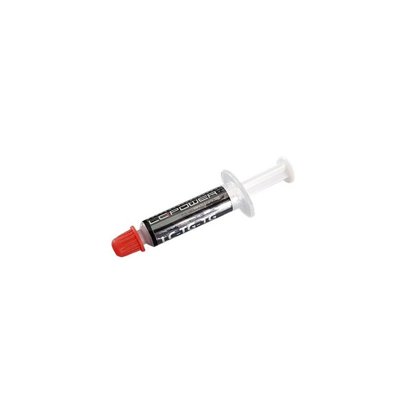 LC-Power LC-TG-1G, Pâte thermique, 4 Wm·K, Gris, 4.800.000 mPas, 0,095 CW, 2,5 gcm³