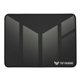 ASUS TUF P1 Gaming, Noir, Gris, Image, Vêtement, Caoutchouc, Base antidérapante, Tapis de souris de jeu
