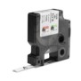 Dymo Rhino gaines thermorétractables industrielles | 9 mm x 1,5 m | Impression en noir sur fond blanc | pour étiqueteuses Rhino, D1, Belgique, 1,5 m, 1 pièce, 34 mm, 85 mm