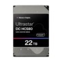 WD Ultrastar DC HC580, 22 To, 7200 trmin, 512 Mo, 3.5", SAS