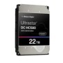 WD Ultrastar DC HC580, 22 To, 7200 trmin, 512 Mo, 3.5", SAS