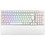 ASUS ROG Strix Scope II 96 Wireless, Avec fil &sans fil, USB + RF Wireless + Bluetooth, Clavier mécanique, QWERTZ, LED RGB, Blanc
