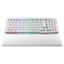 ASUS ROG Strix Scope II 96 Wireless, Avec fil &sans fil, USB + RF Wireless + Bluetooth, Clavier mécanique, QWERTZ, LED RGB, Blanc