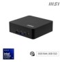 MSI Cubi NUC AI+ 3MG-003BEU, USFF, Mini PC type barebone, Intel SoC, FCBGA2540, Wi-Fi 7 802.11be, 120 W
